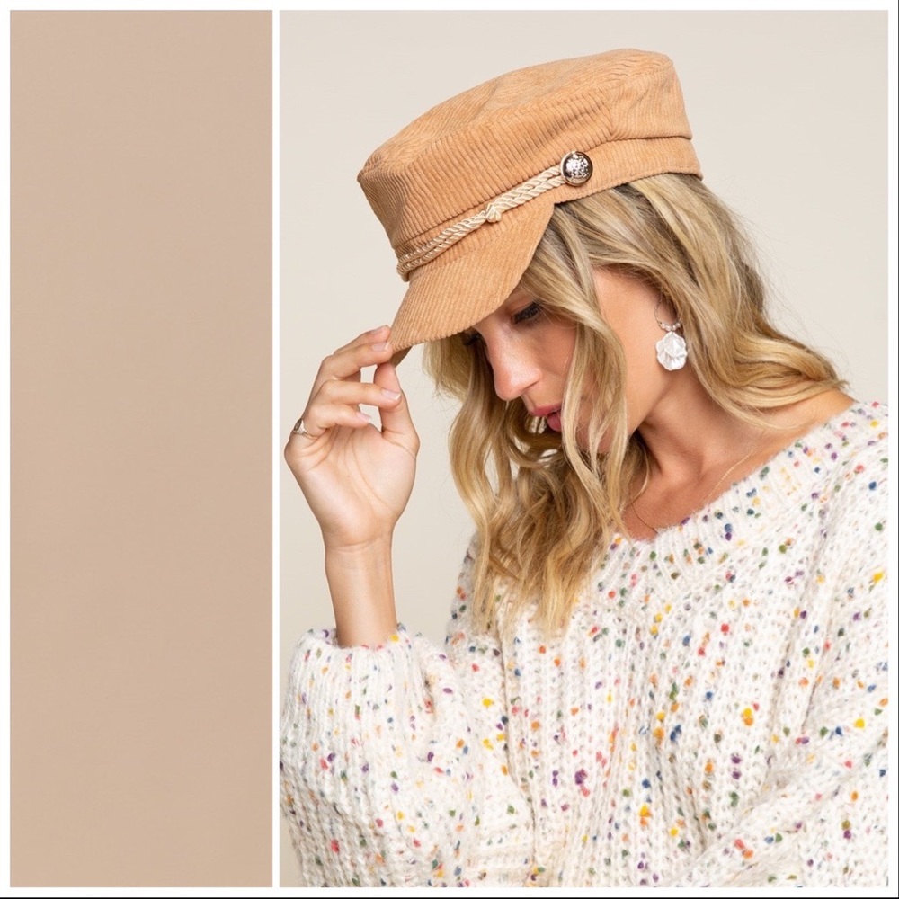 POL Newsboy Must Have Corduroy Hat - Picture 4 of 16